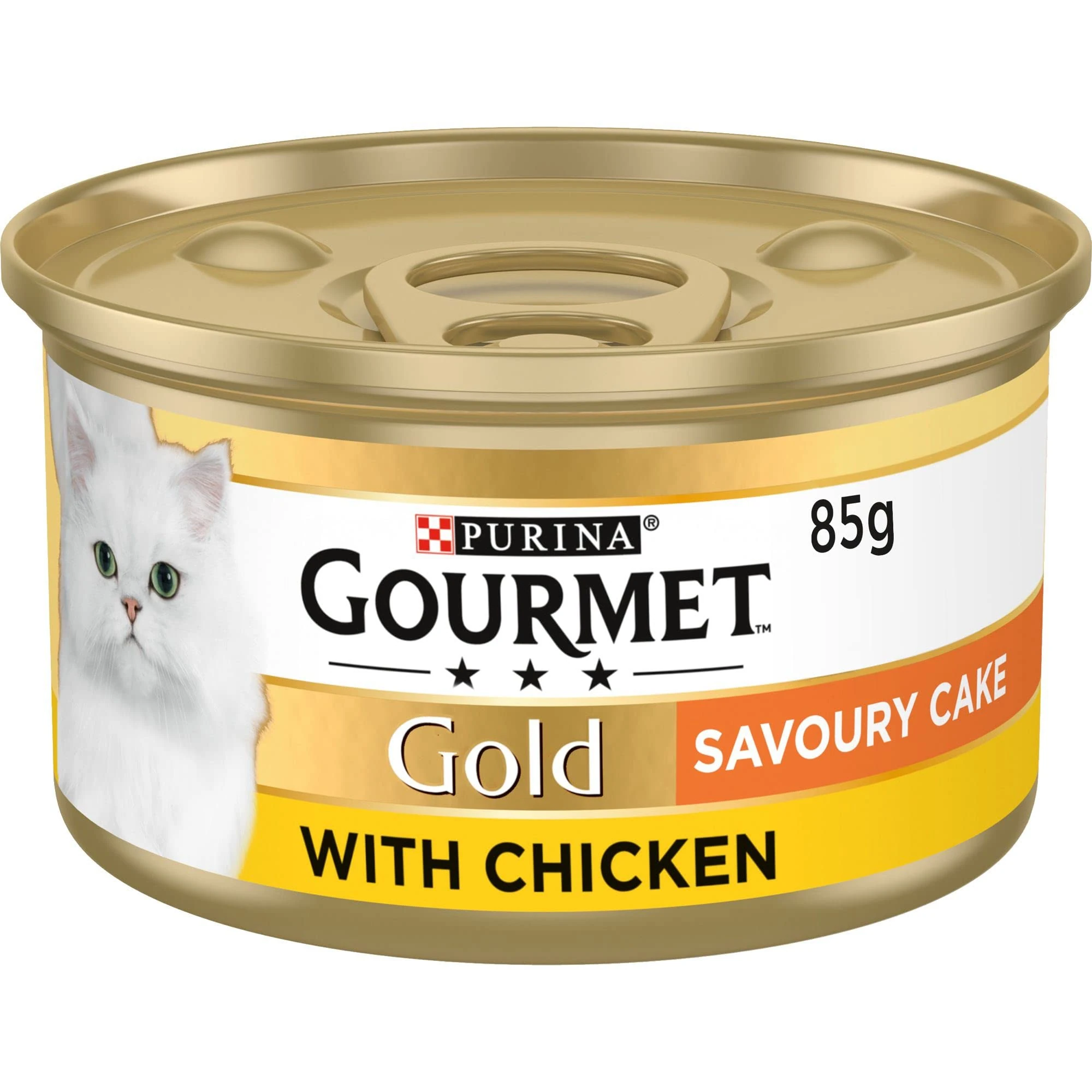 Gourmet Gold Tinned Cat Food Savoury Cake Chicken 85g (Pack of 12)