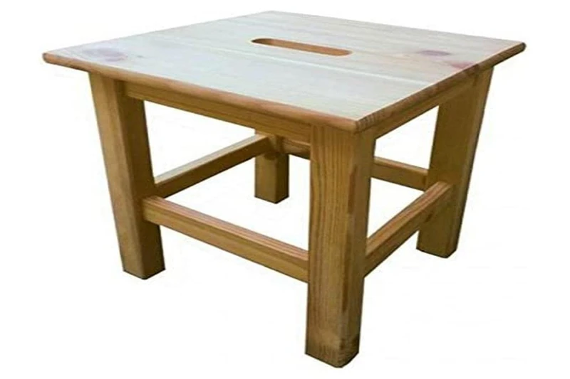 Blinky 9679005 Big Square Wooden Stool - Image 1
