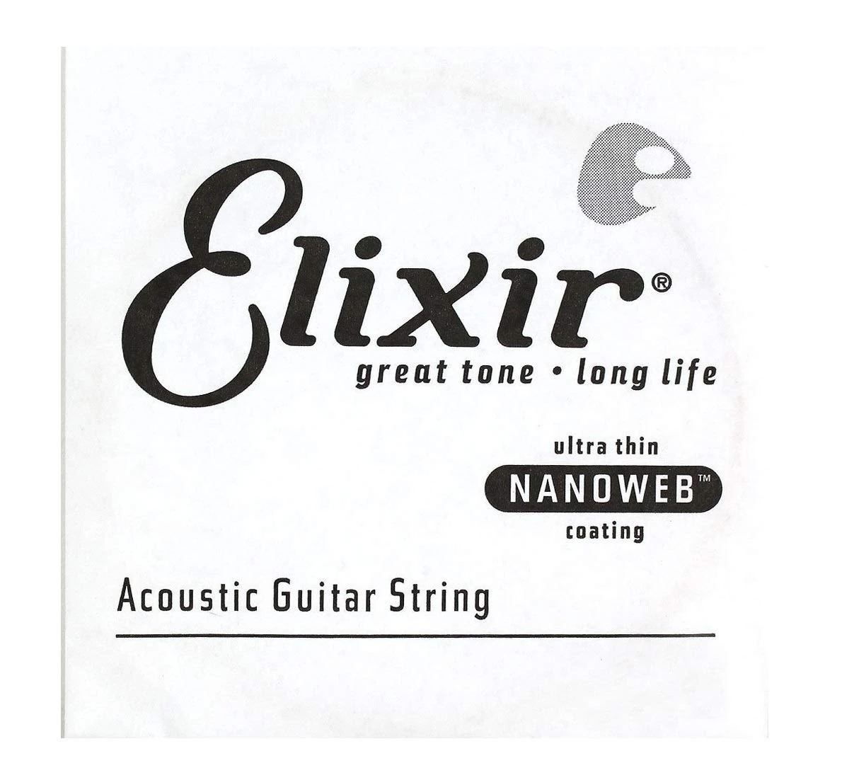 Elixir® Strings Acoustic Phosphor Bronze Guitar Strings with Nanoweb® Coating (.025)