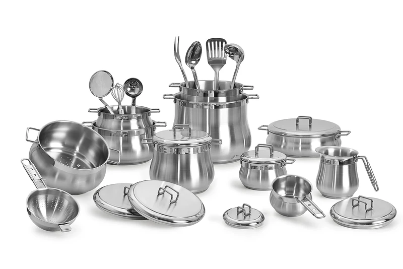 Barazzoni Tummy Battery 25Pz, Stainless Steel, Steel, 25 pz