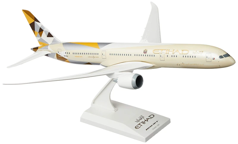 Skymarks Daron SKR834 Etihad 787-9 Airplane Model