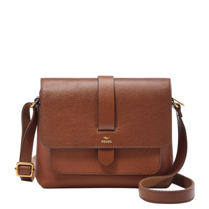 Fossil Women's Kinley Small Crossbody-Brown Cross Body Handbag