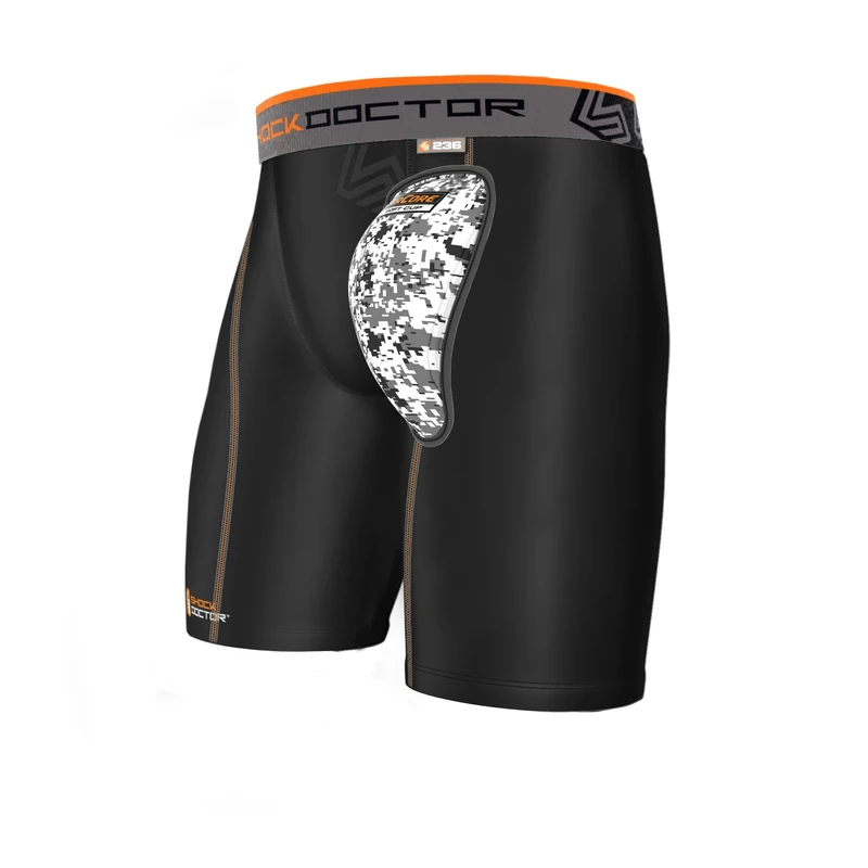 Shock Doctor Compression Short Cup Supporter with AirCore Soft Cup, Adult & Youth - Image 1