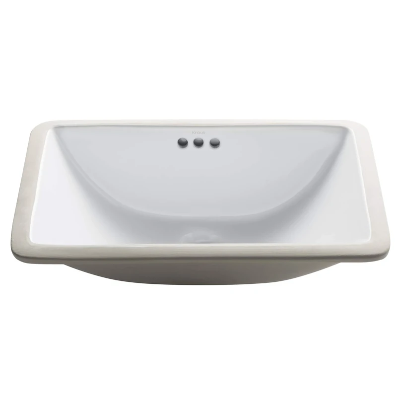 Kraus KCU-241 Elavo Bathroom Undermount Sink, 21 Inch, 24 Inch - Image 1