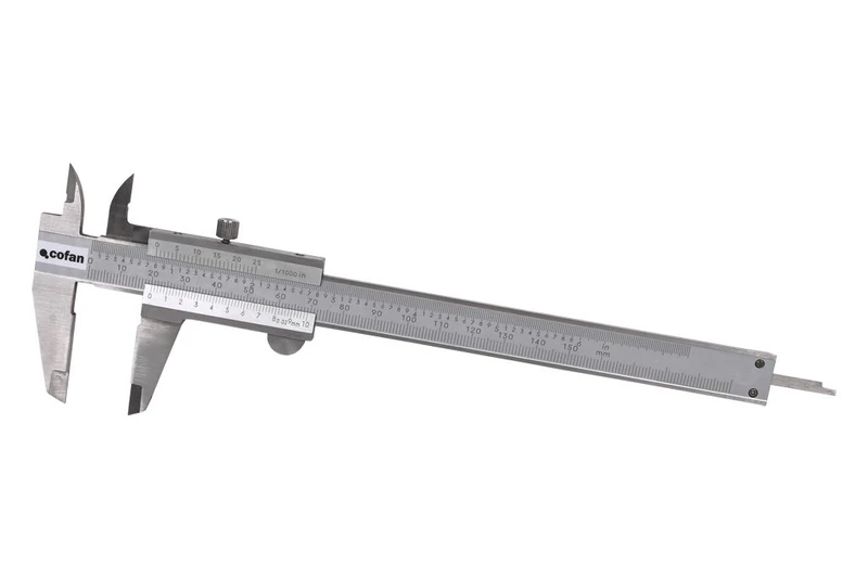 Cofan Stainless Steel Vernier Caliper with Automatic Locking Lever, 09940003