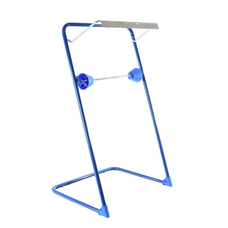 SemyTop ST-88521 Cleaning Roll Dispenser Floor Stand, Metal, Blue
