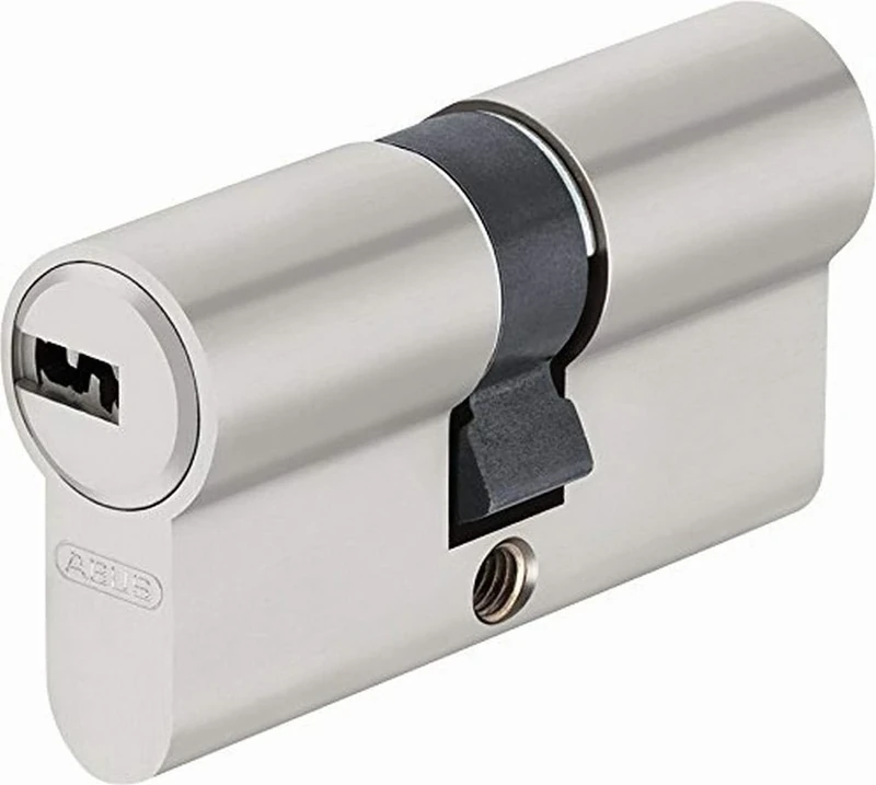 ABUS ec-snp Cylinder Double Lap For Exterior Doors/Entries, silver, 44999