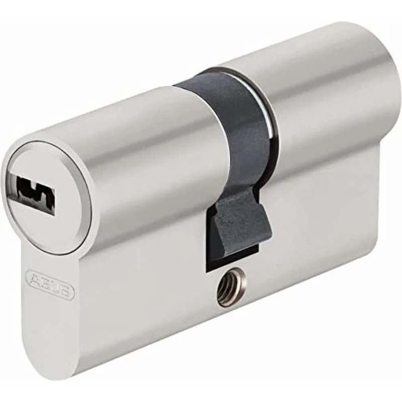 ABUS ec-snp Cylinder Double Lap For Exterior Doors/Entries, silver, 44998