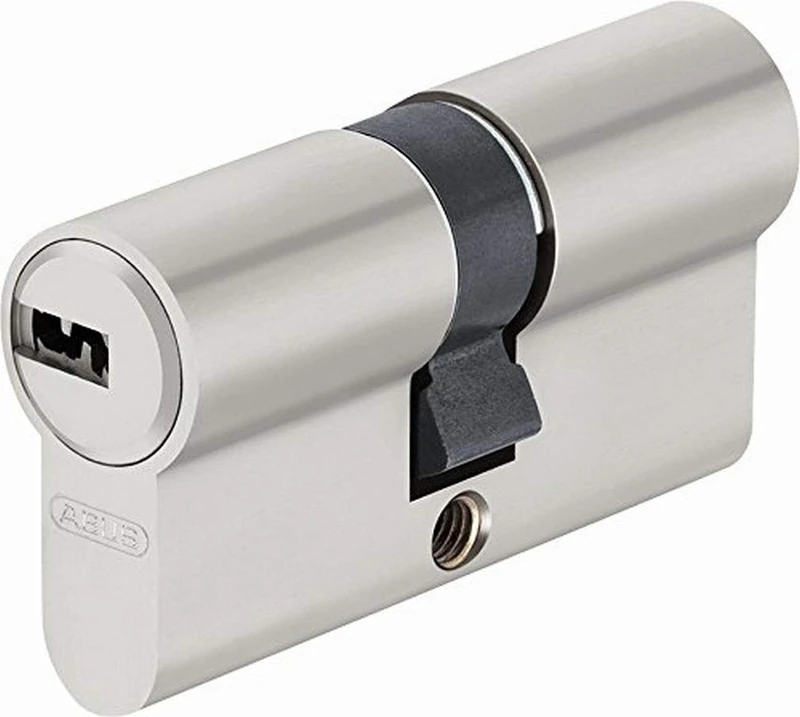 ABUS ec-snp Cylinder Double Lap For Exterior Doors/Entries, silver, 45003