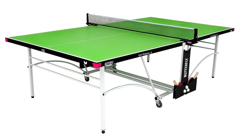 Butterfly Spirit 16 Rollaway Indoor Table Tennis Table, Green