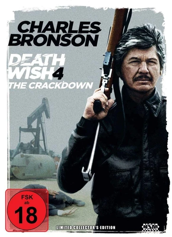 Death Wish 4 (Das Weiße im Auge) (Charles Bronson) (Mediabook - Cover B) (Blu-Ray + DVD) [1987] - Image 1