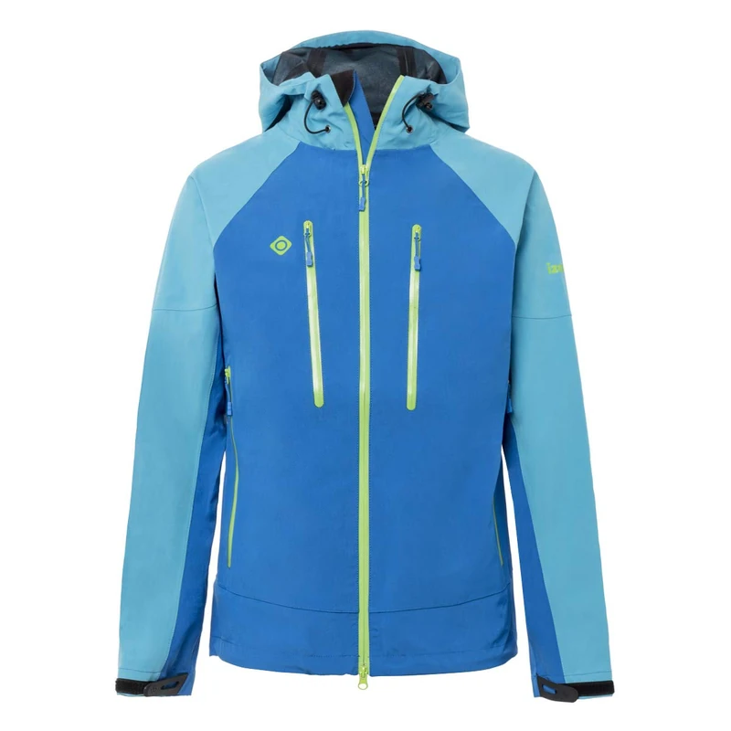Izas Men Cavour Outdoor Shell Jacket - Royal/Turquoise, Medium