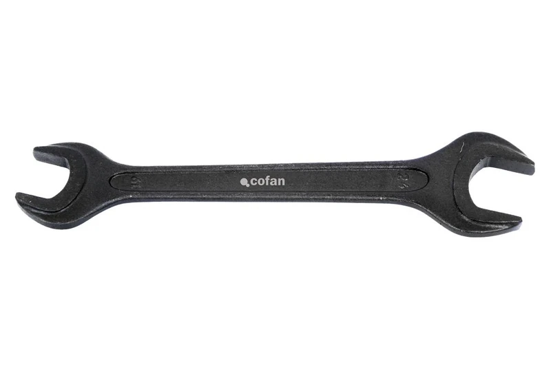 Cofan Double Open Ended Spanner, Black, 09512151, 0.011V
