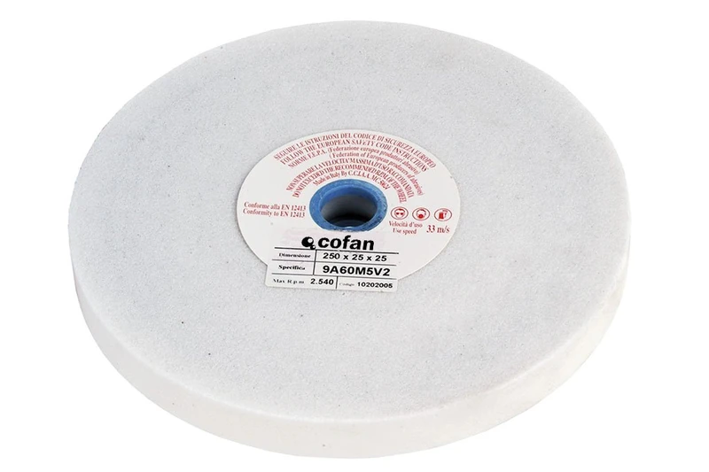 Cofan 10202009 Abrasive Wheel, White, 25 mm