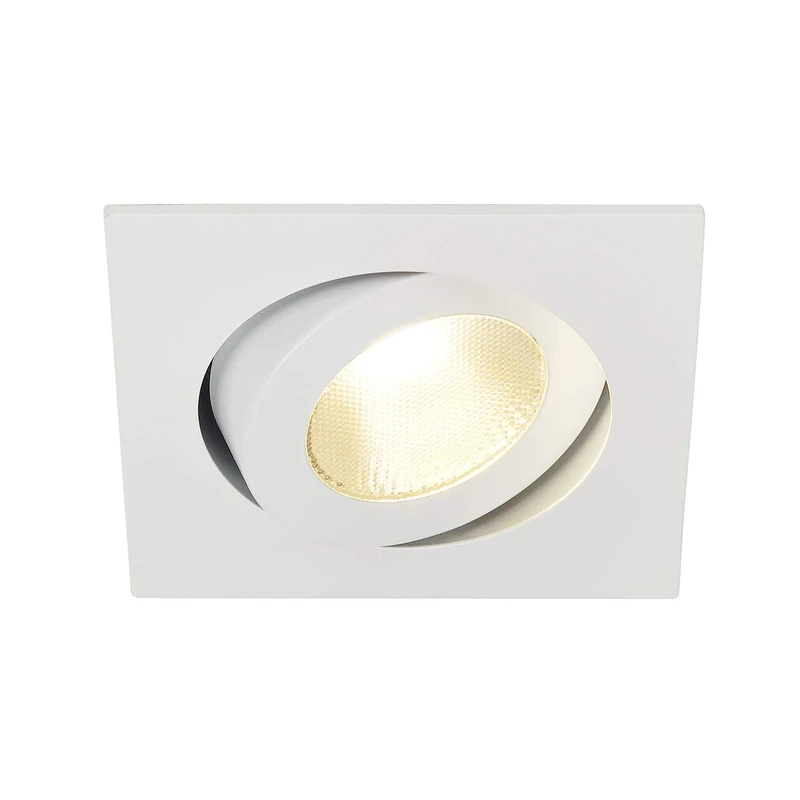 SLV Recessed Ceiling Light CONTONE/LED Spotlight, floodlight, Ceiling Light, recessed Light, Indoor Lighting / 3000K 16W 890lm White dimmable 30 Degrees