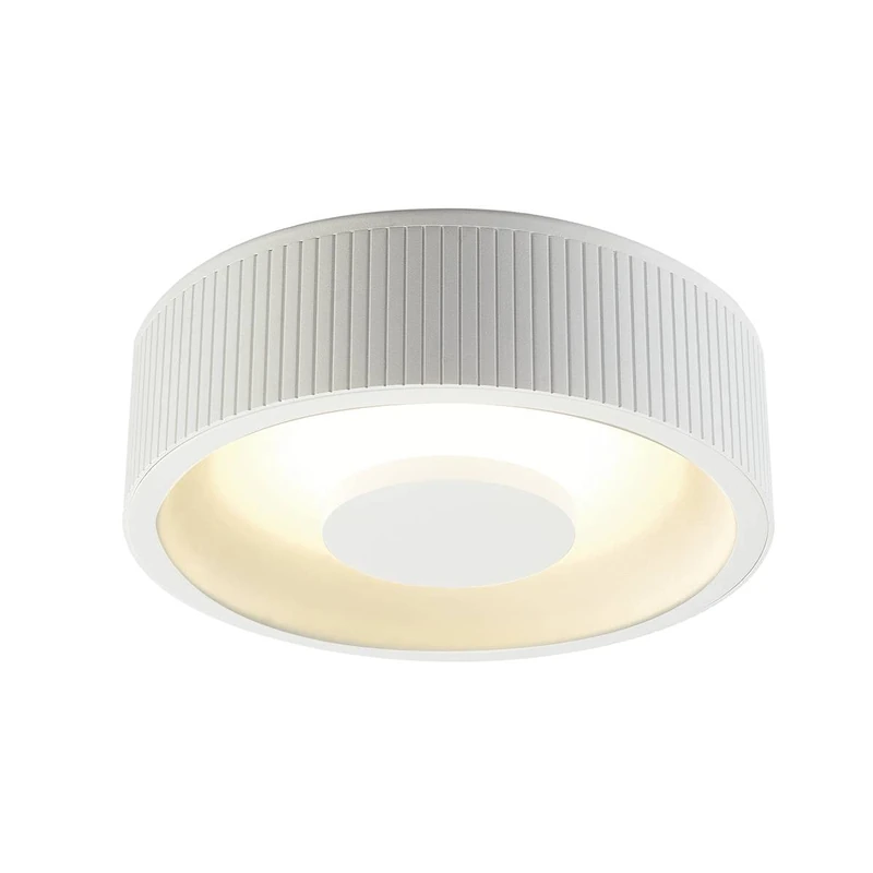 SLV Surface-Mounted Ceiling Light OCCULDAS 23 / LED spot, floodlight, Ceiling spot, Ceiling Light, recessed Light, Internal Lighting / 3000K 26W 1500lm White dimmable 120 Degrees