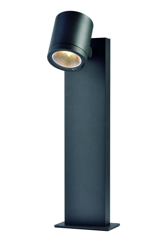 SLV Floor lamp Enola_C Out Pole/LED Outdoor Lighting for Paths, Walls, entrances, Outdoor Garden lamp / IP55 3000K 12W 800lm Anthracite 35 Degrees