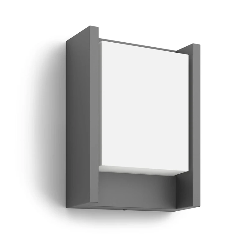 Philips Arbour LED Outdoor Wall Light - 6W 700lm Anthracite