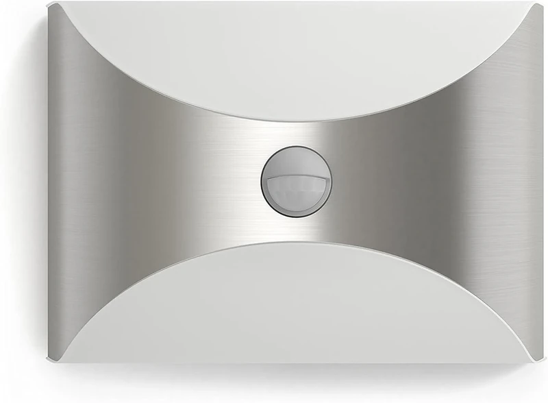 Philips myGarden Herb LED Outdoor Wall Light with Motion Sensor [Stainless Steel] 1 x 6 W Integrated LED Light, For Garden and Patio Lighting