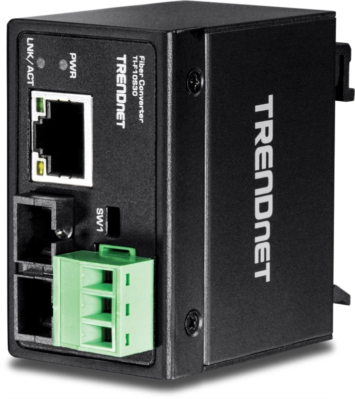 Trendnet TI-F10S30 network media converter - network media converters (100Base-TX, 100Base-FX, IEEE 802.3, IEEE 802.3u, IEEE 802.3x, Fast, 10BASE-T, 100BASE-TX, 100BASE-FX)