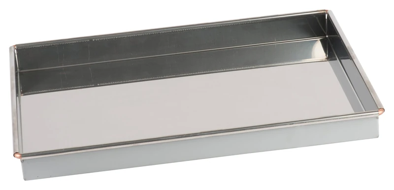 Paderno World Cuisine A4982292 Straight Sides Stainless Steel Baking Sheet, Gray