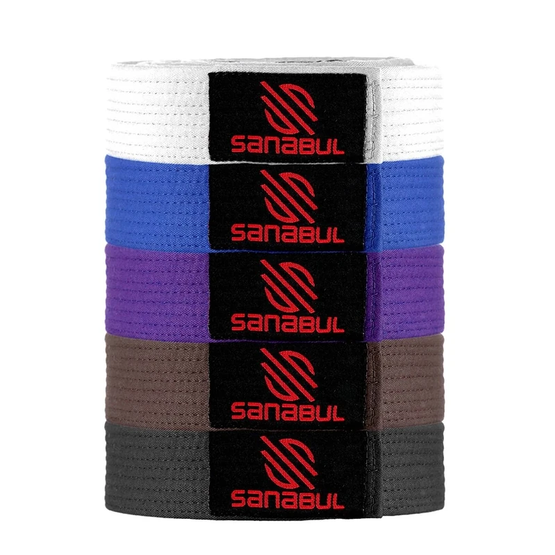 Sanabul BJJ Belt Blue A1 - IBJJF Approved Jiu Jitsu Belt