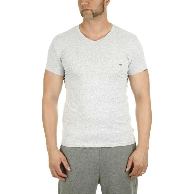 Emporio Armani Men's 110810CC729 Pyjama Top, Grey, Small