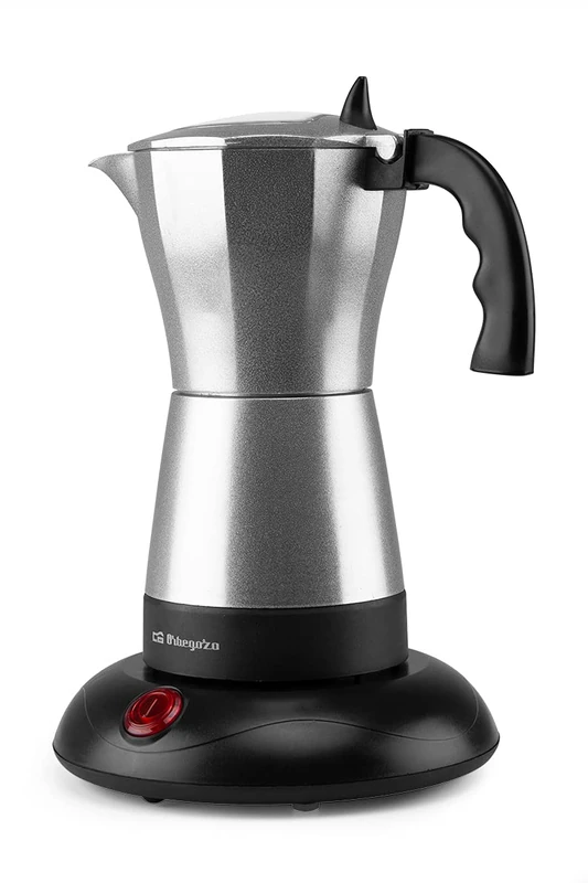 Orbegozo KFE 660 Italian Coffee Maker, 3–6 Cups (300 ml), Automatic Shutoff, Cool-Touch Base, Hot Coffee for 30 Minutes, 480 W