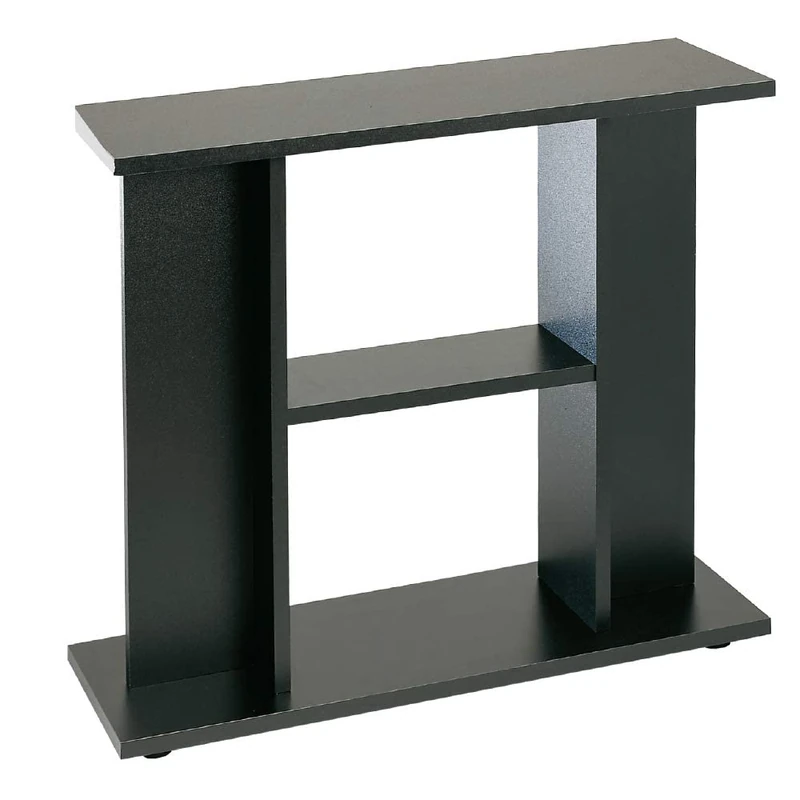 Amtra System 80 - Black Wooden Aquarium Cabinet, Dimensions 80 x 32 x 70 cm - Sturdy Support in Classic and Essential Style to Have a Complete Aquarium Accessories Kit - Made in Italy