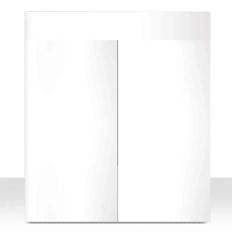 Amtra WAVE Coated Wood Cabinet, 60 x 40 x 80 cm, White Lacquered