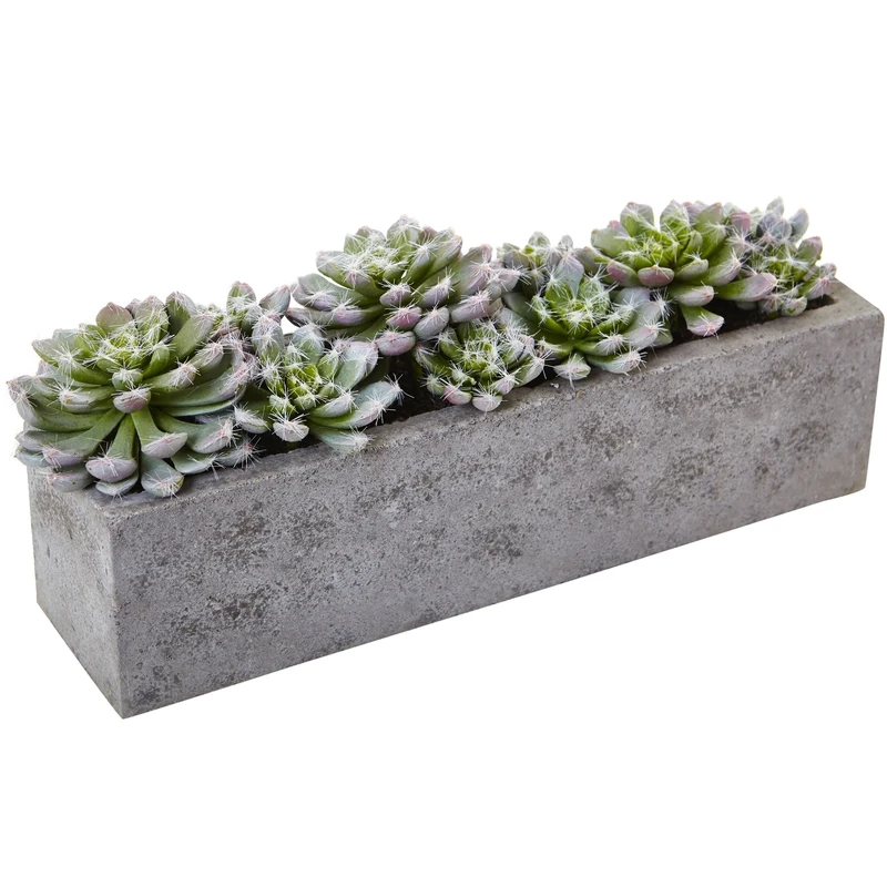 Nearly Natural Planter, Grey