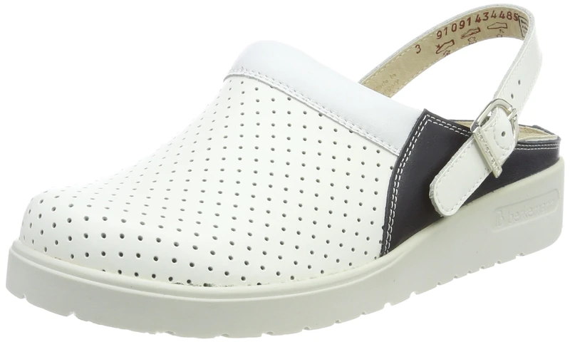 Berkemann Unisex Tec-pro-brage Work Clogs, White Ocean White, 3 UK
