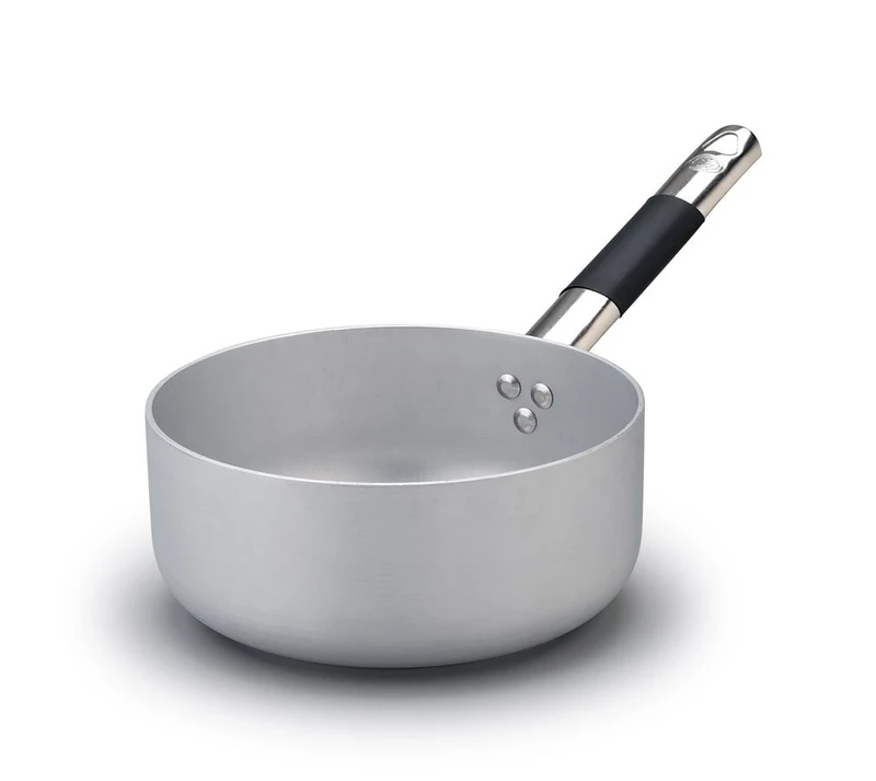 Pentole Agnelli Aluminium Professional 3 Mm. Thick Induction Casserole Pan With One Handle, Diameter 28 Cm.