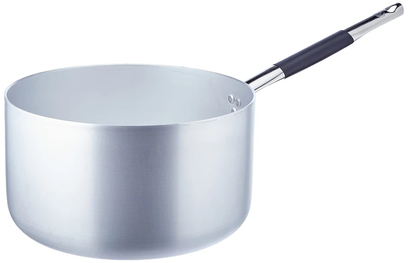 Pentole Agnelli Aluminium 3 Mm. Thick Professional Induction Deep Cool Saucepan With Tubular Handle, Diameter 28 Cm.