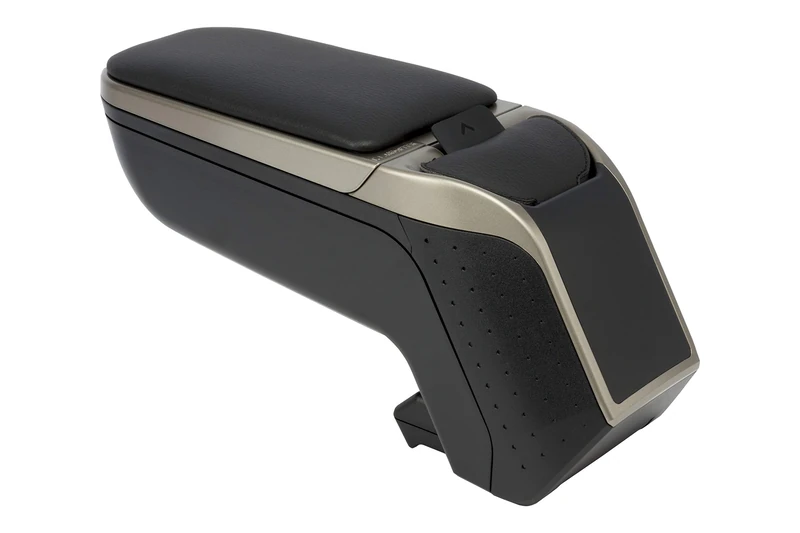 Armrest Specific Black/Grey Armster 2 for Peugeot 207 (06-14). With Storage Compartment and Foldable.