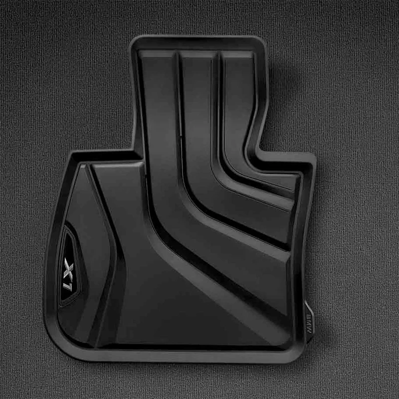 BMW Genuine Rear Floor Mats All Weather Black Red LHD Fits F48 51472365857