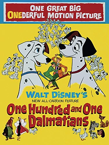 Pyramid International "Onederful Motion Picture 101 Dalmatians Canvas Print, Multi-Colour, 60 x 80 x 1.3 cm