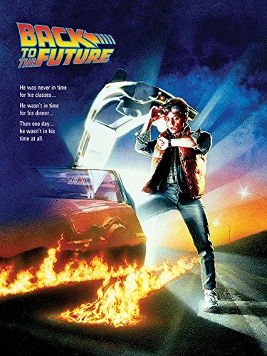 Pyramid International "One Sheet Back To The Future Canvas Print, Multi-Colour, 60 x 80 x 1.3 cm