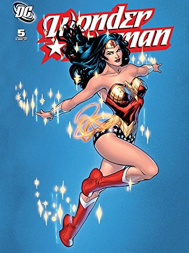 DC Comics Wonder Woman Sparkle Canvas Print, 60 x 80 cm