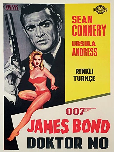 Pyramid International "Doctor No James Bond Canvas Print, Multi-Colour, 60 x 80 x 1.3 cm