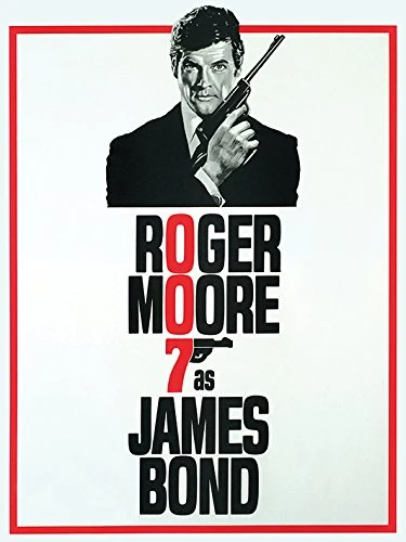 Pyramid International "Roger Moore James Bond Canvas Print, Multi-Colour, 60 x 80 x 1.3 cm - Image 1