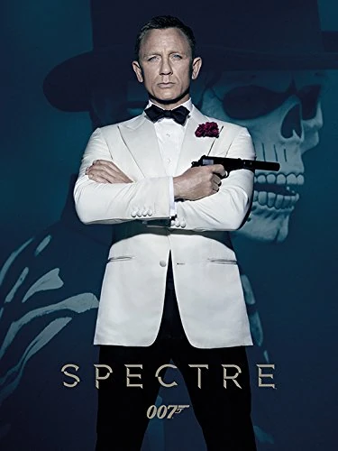 Pyramid International "Spectre - Skull James Bond Canvas Print, Multi-Colour, 60 x 80 x 1.3 cm