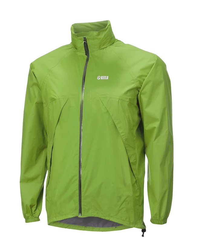 KEELA Men's Stashaway Pro Waterproof Jacket - Lime, 2X-Small - Image 1