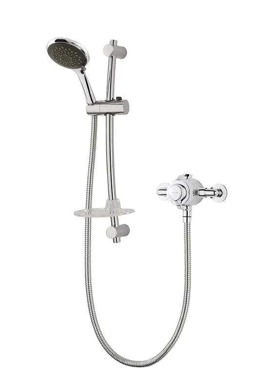 Triton Showers Lentini Mixer Shower | Chrome | Thermostatic | Concentric Mixer Shower for Bathroom