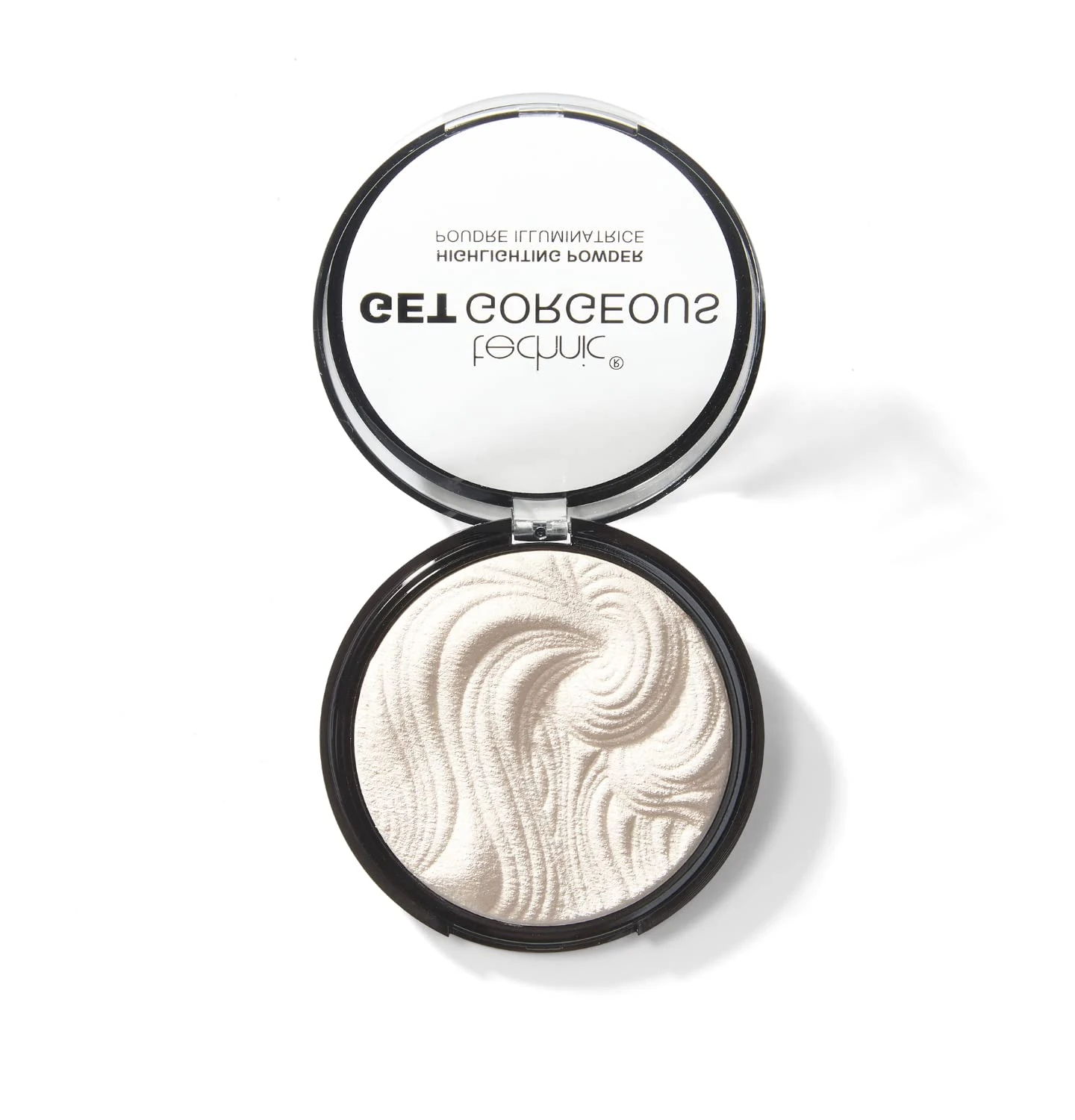 Technic Get Gorgeous Highlighting Powder - Pressed Shimmer Face Makeup Compact with a Shine for a Natural Glow. Shade: Original 6g