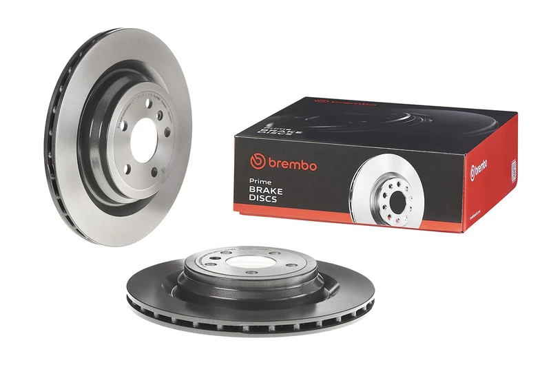 Brembo 09.A959.11 Rear UV Coated Brake Disc, Set of 2