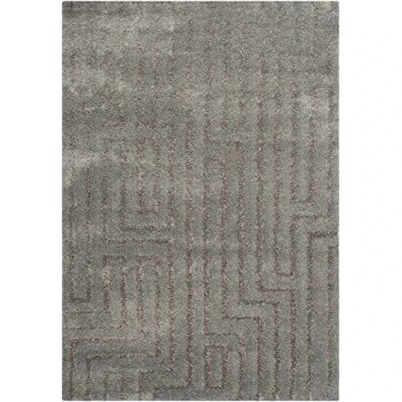 Safavieh Shaggy Indoor Woven Rectangle Area Rug, Rhapsody Shag Collection, RSG521, in Caramel, 160 X 231 cm for Living Room, Bedroom or Any Indoor Space