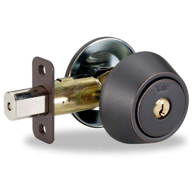 YH Collection Deadbolt Single Cylinder in Oil Rubbed Bronze - Image 1