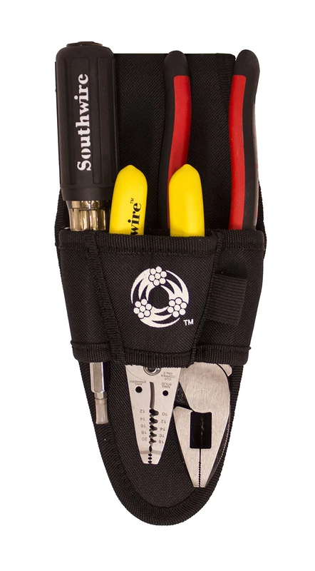 Southwire EKIT-4 Electrician's Tool Kit - 4-Piece Holster Pouch
