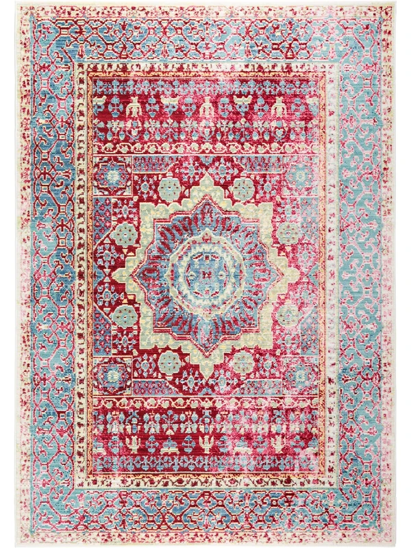 Benuta Visconti Rug Multi-Coloured 120 x 180 cm Modern Rug for Living Room and Bedroom